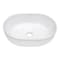 Ruvati 19"x14" Bathroom Vessel Sink White Oval Above Counter Vanity Ceramic RVB0419 - alternate 6